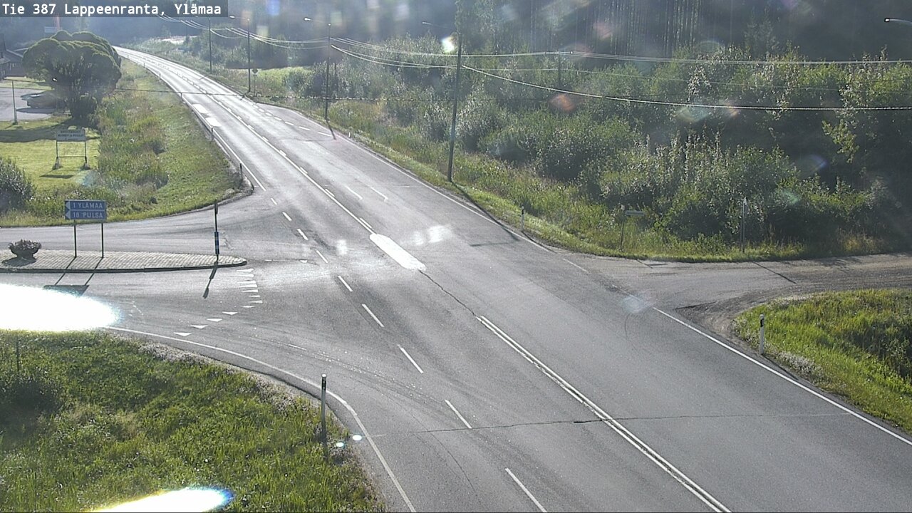 Weather Camera Image Road 387 Lappeenranta, Ylämaa, Lappeenranta, Etelä-Karjala