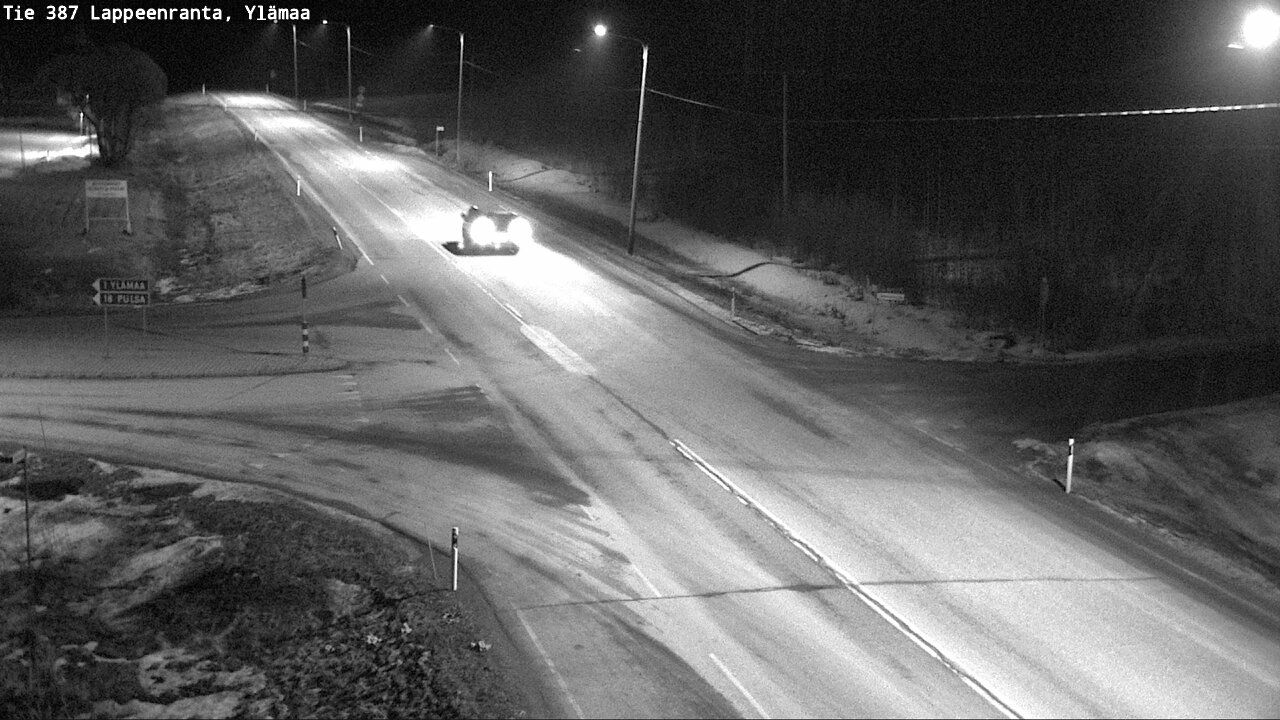 Weather Camera Image Road 387 Lappeenranta, Ylämaa, Lappeenranta, Etelä-Karjala