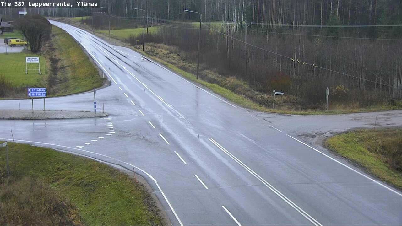 Weather Camera Image Road 387 Lappeenranta, Ylämaa, Lappeenranta, Etelä-Karjala