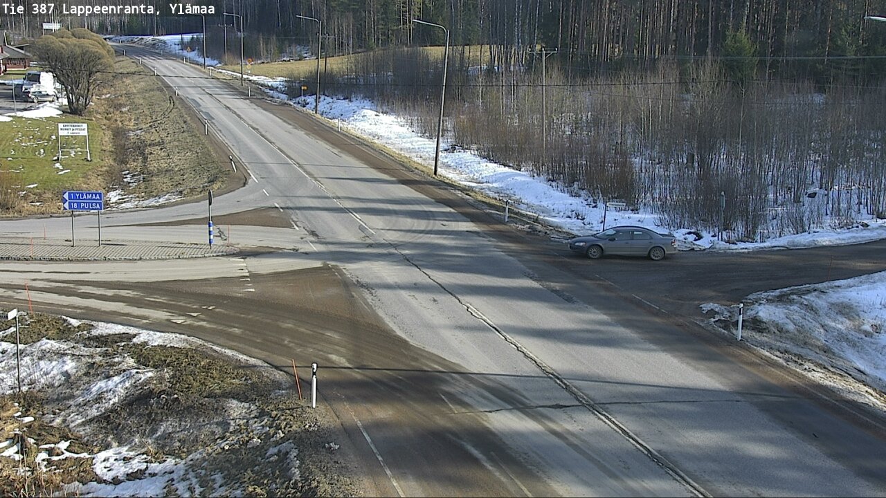 Weather Camera Image Road 387 Lappeenranta, Ylämaa, Lappeenranta, Etelä-Karjala