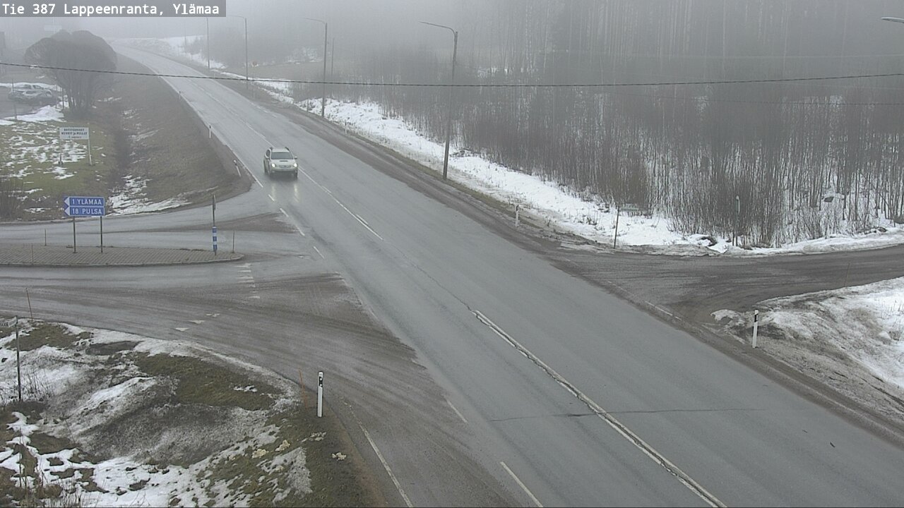 Weather Camera Image Road 387 Lappeenranta, Ylämaa, Lappeenranta, Etelä-Karjala