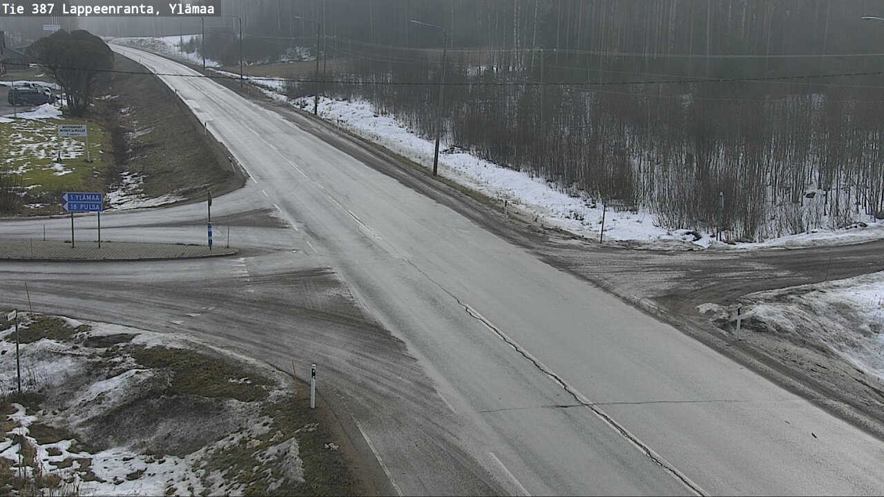 Weather Camera Image Road 387 Lappeenranta, Ylämaa, Lappeenranta, Etelä-Karjala