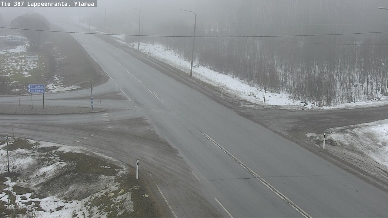 Weather Camera Image Road 387 Lappeenranta, Ylämaa, Lappeenranta, Etelä-Karjala
