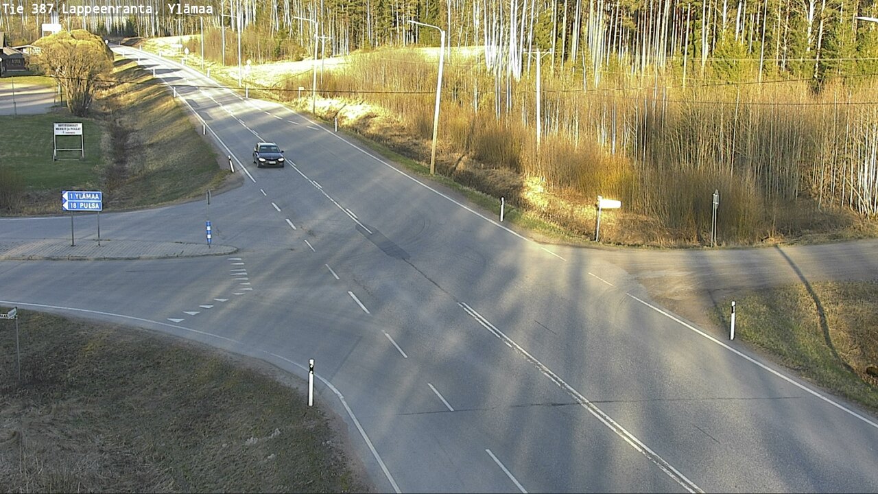 Weather Camera Image Väg 387 Villmarstrand, Ylämaa, Lappeenranta, Etelä-Karjala