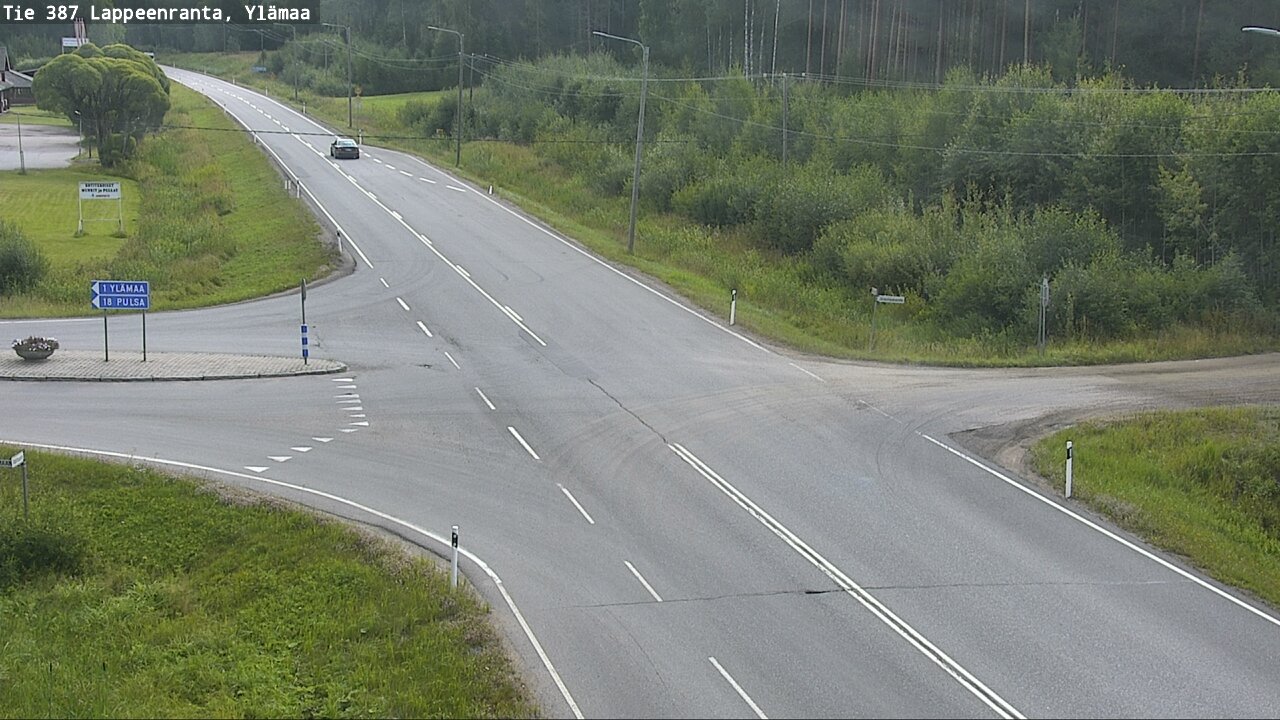 Weather Camera Image Road 387 Lappeenranta, Ylämaa, Lappeenranta, Etelä-Karjala