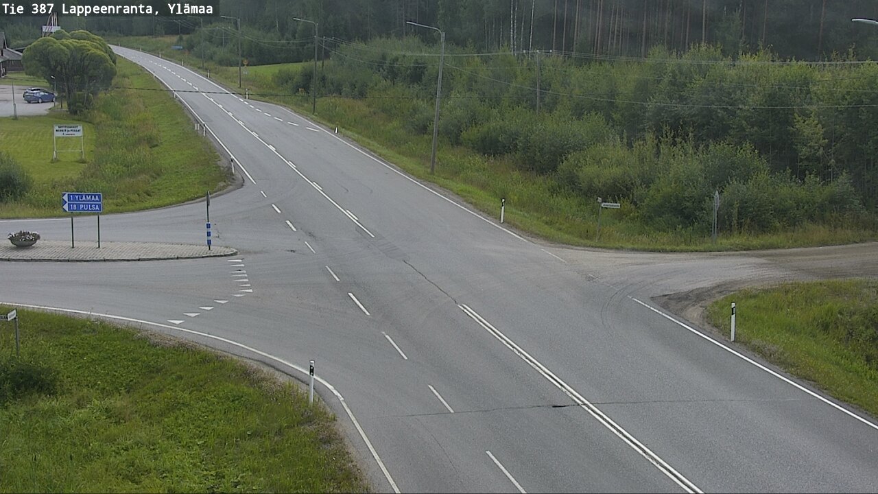 Weather Camera Image Road 387 Lappeenranta, Ylämaa, Lappeenranta, Etelä-Karjala