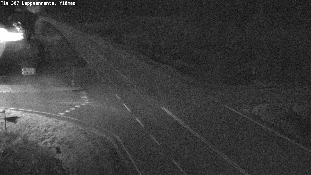 Weather Camera Image Road 387 Lappeenranta, Ylämaa, Lappeenranta, Etelä-Karjala