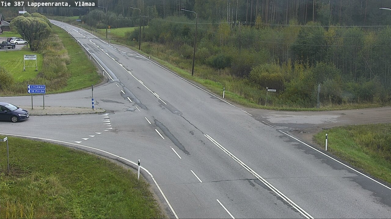 Weather Camera Image Road 387 Lappeenranta, Ylämaa, Lappeenranta, Etelä-Karjala