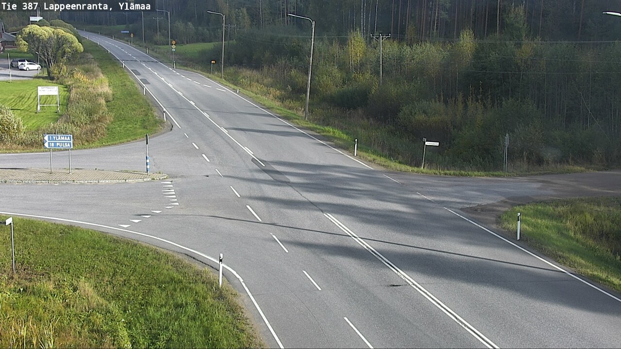 Weather Camera Image Road 387 Lappeenranta, Ylämaa, Lappeenranta, Etelä-Karjala