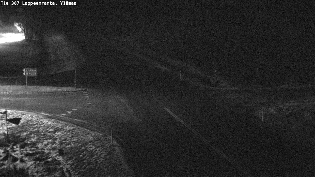 Weather Camera Image Väg 387 Villmarstrand, Ylämaa, Lappeenranta, Etelä-Karjala