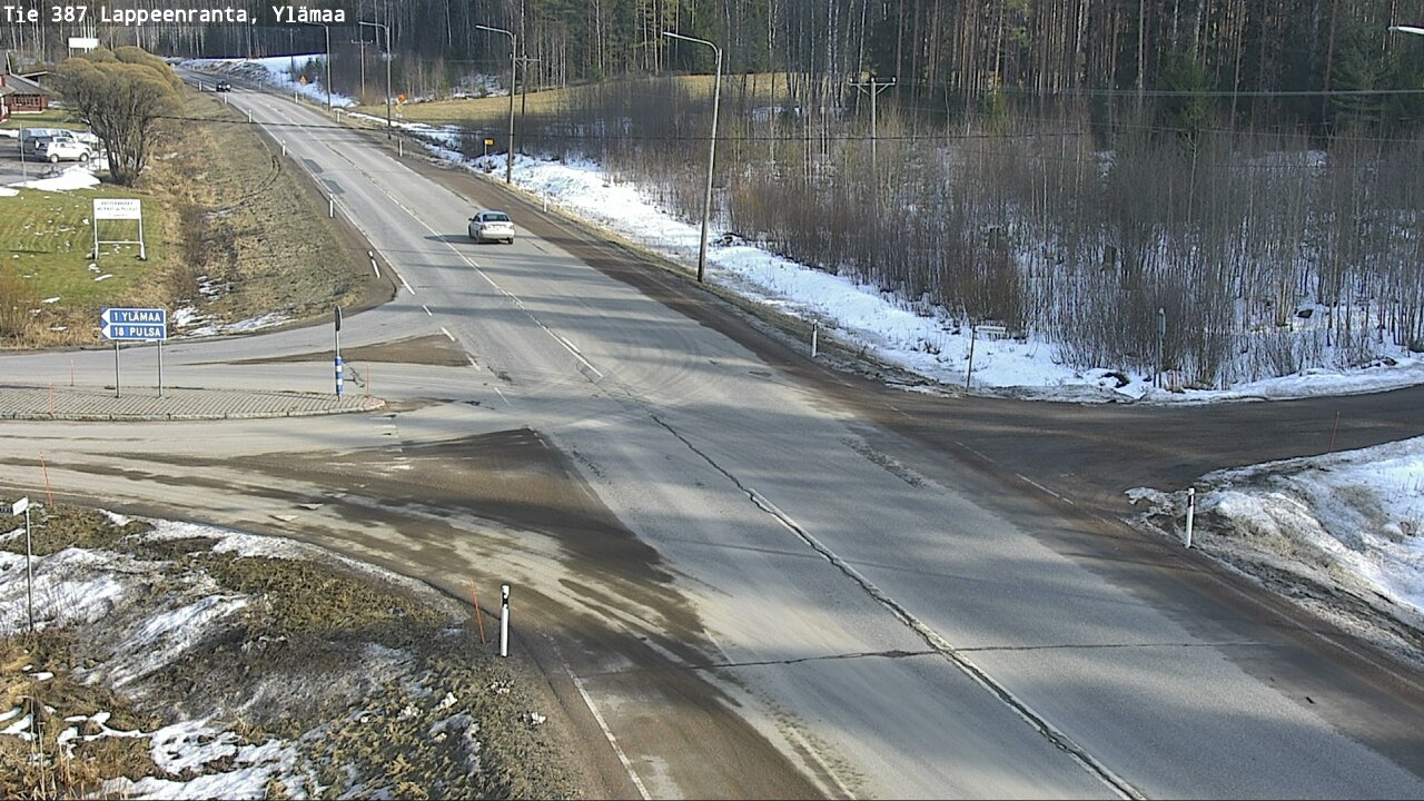 Weather Camera Image Road 387 Lappeenranta, Ylämaa, Lappeenranta, Etelä-Karjala