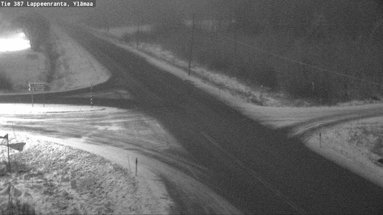 Weather Camera Image Väg 387 Villmarstrand, Ylämaa, Lappeenranta, Etelä-Karjala
