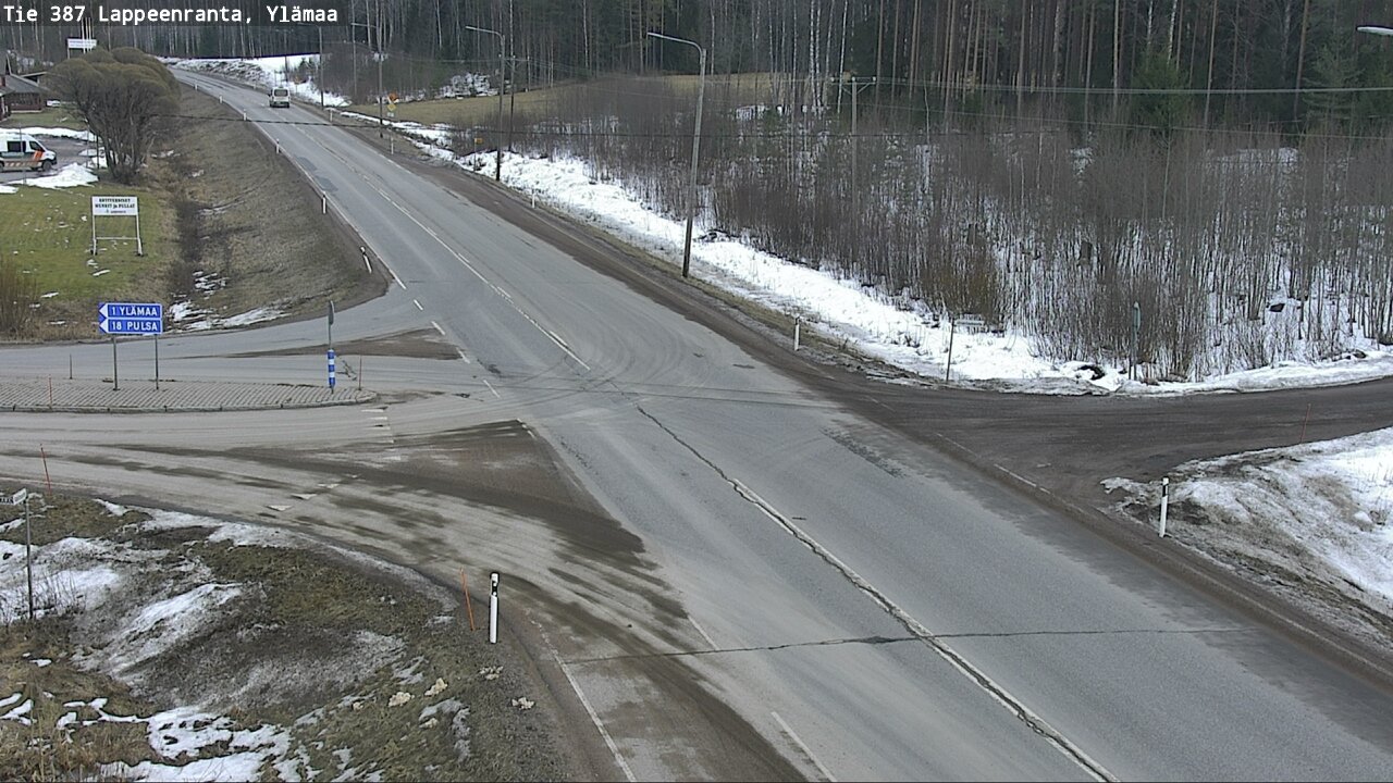 Weather Camera Image Road 387 Lappeenranta, Ylämaa, Lappeenranta, Etelä-Karjala