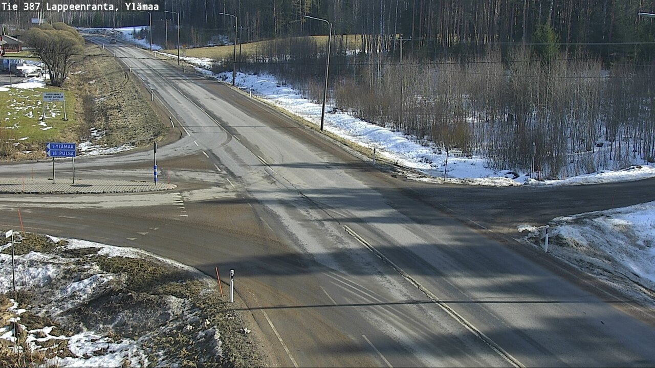 Weather Camera Image Road 387 Lappeenranta, Ylämaa, Lappeenranta, Etelä-Karjala