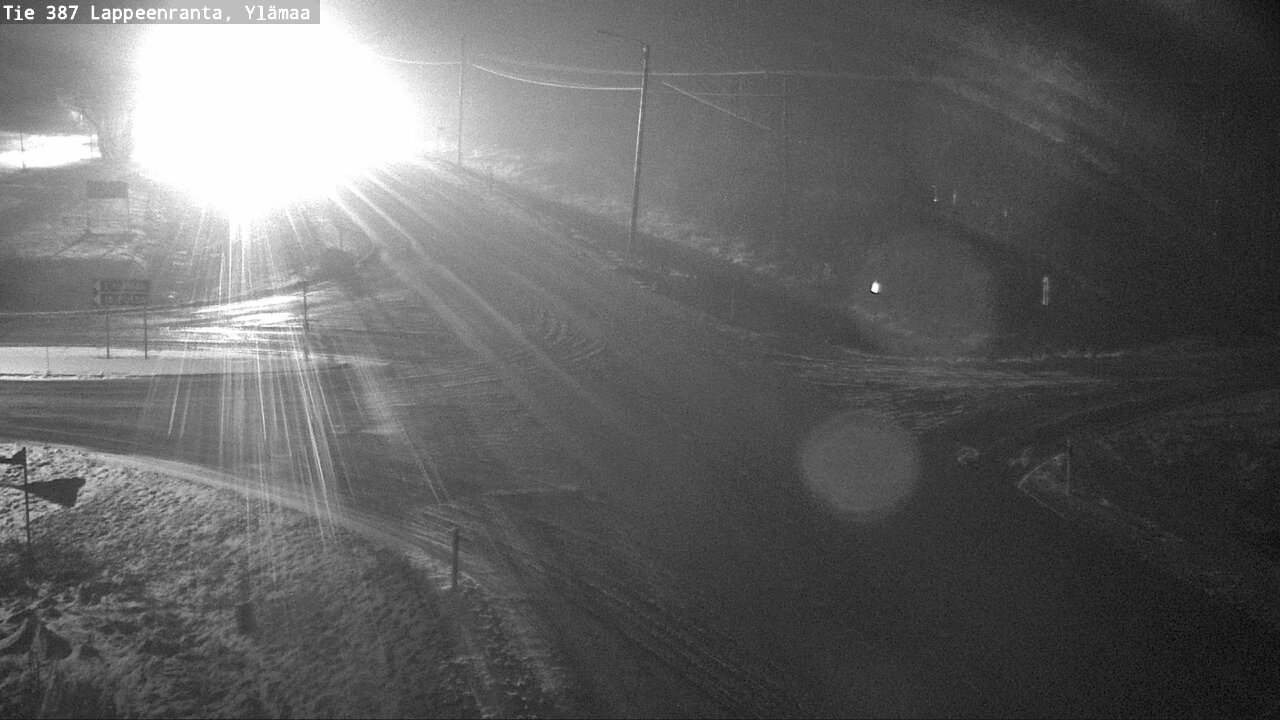 Weather Camera Image Väg 387 Villmarstrand, Ylämaa, Lappeenranta, Etelä-Karjala