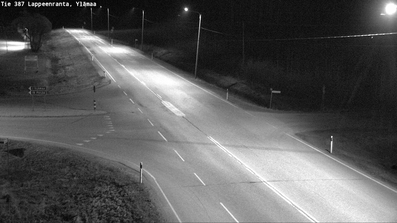 Weather Camera Image Väg 387 Villmarstrand, Ylämaa, Lappeenranta, Etelä-Karjala