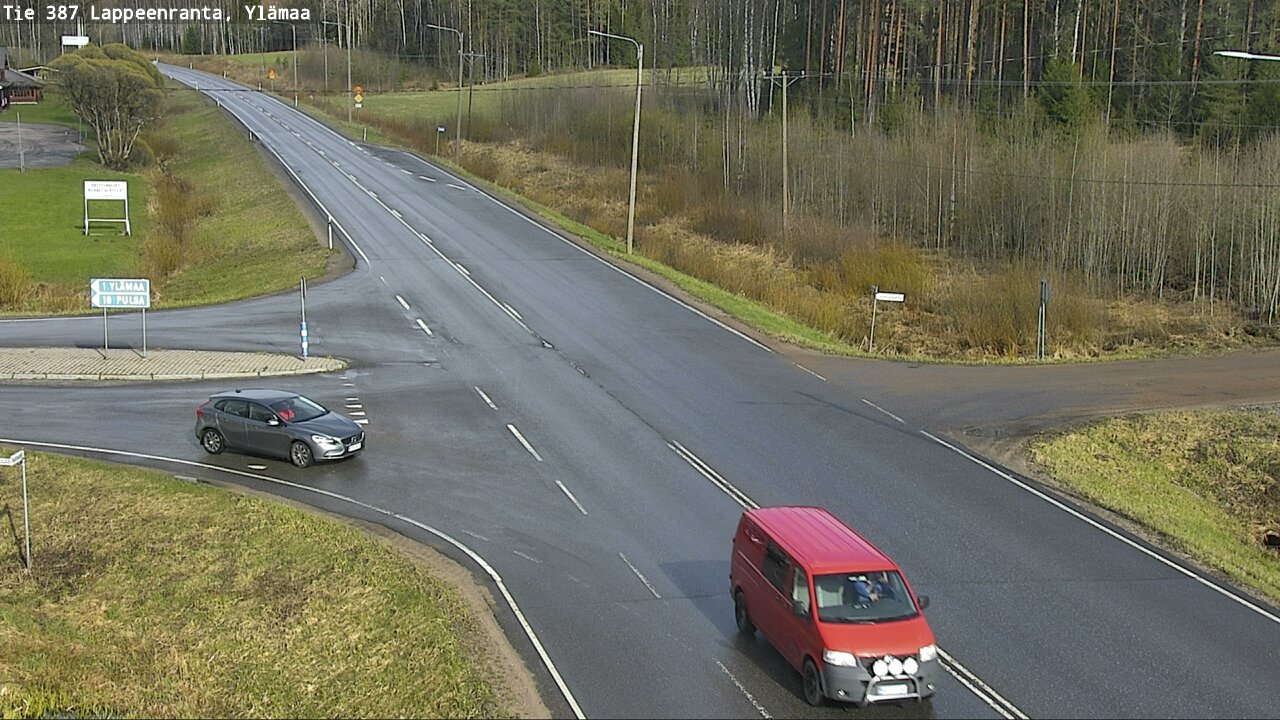 Weather Camera Image Road 387 Lappeenranta, Ylämaa, Lappeenranta, Etelä-Karjala