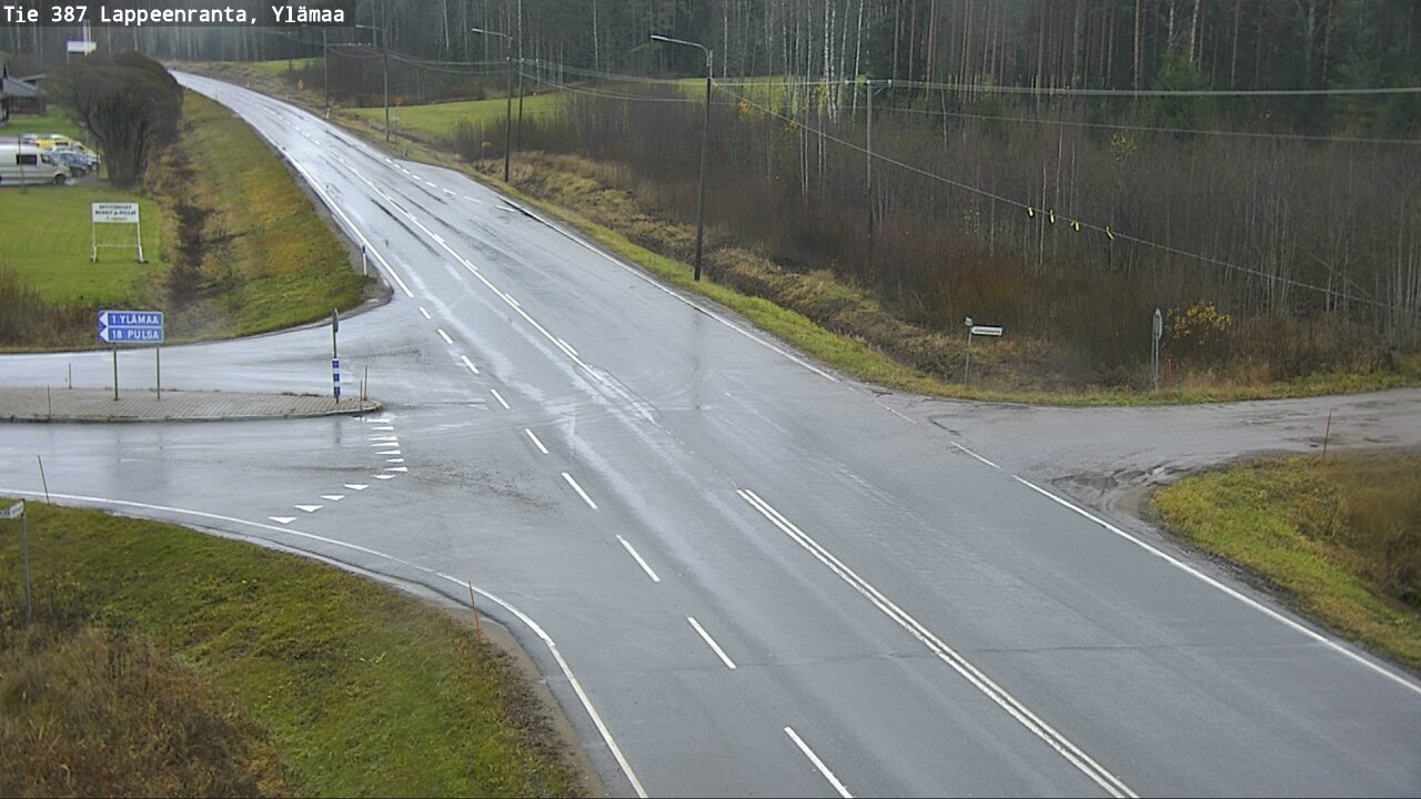Weather Camera Image Road 387 Lappeenranta, Ylämaa, Lappeenranta, Etelä-Karjala