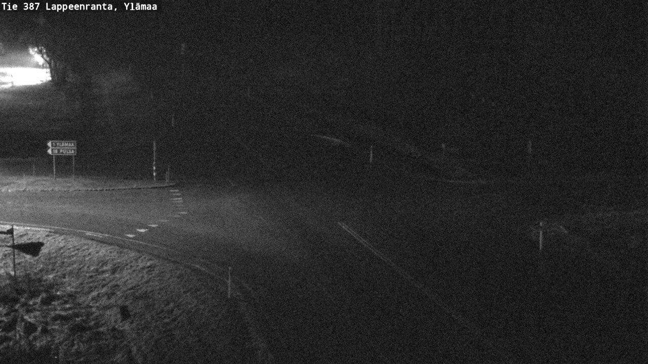 Weather Camera Image Väg 387 Villmarstrand, Ylämaa, Lappeenranta, Etelä-Karjala