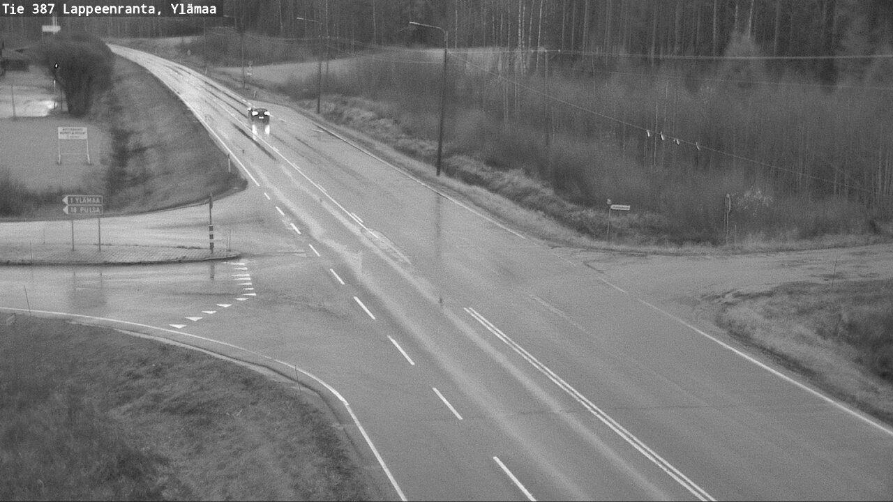 Weather Camera Image Road 387 Lappeenranta, Ylämaa, Lappeenranta, Etelä-Karjala