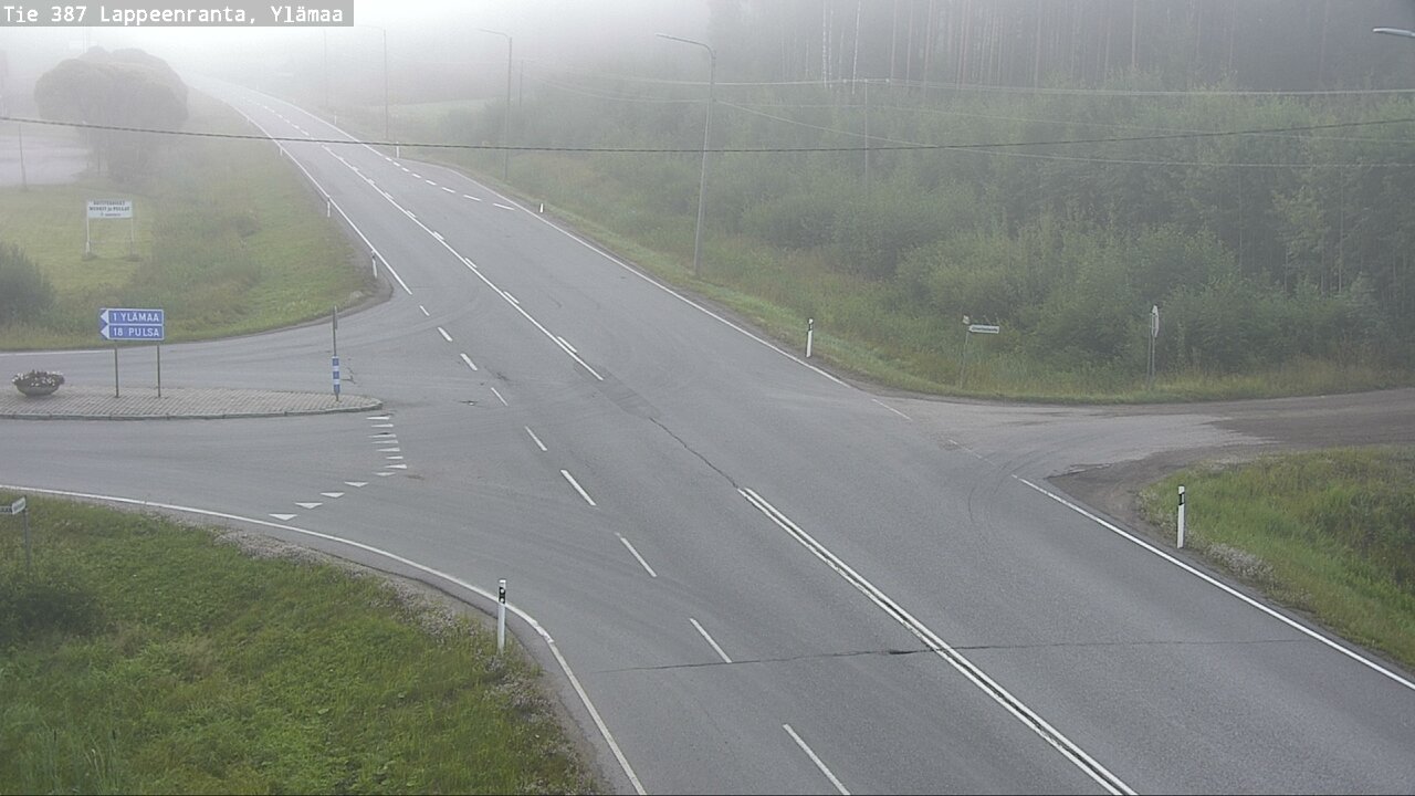 Weather Camera Image Road 387 Lappeenranta, Ylämaa, Lappeenranta, Etelä-Karjala