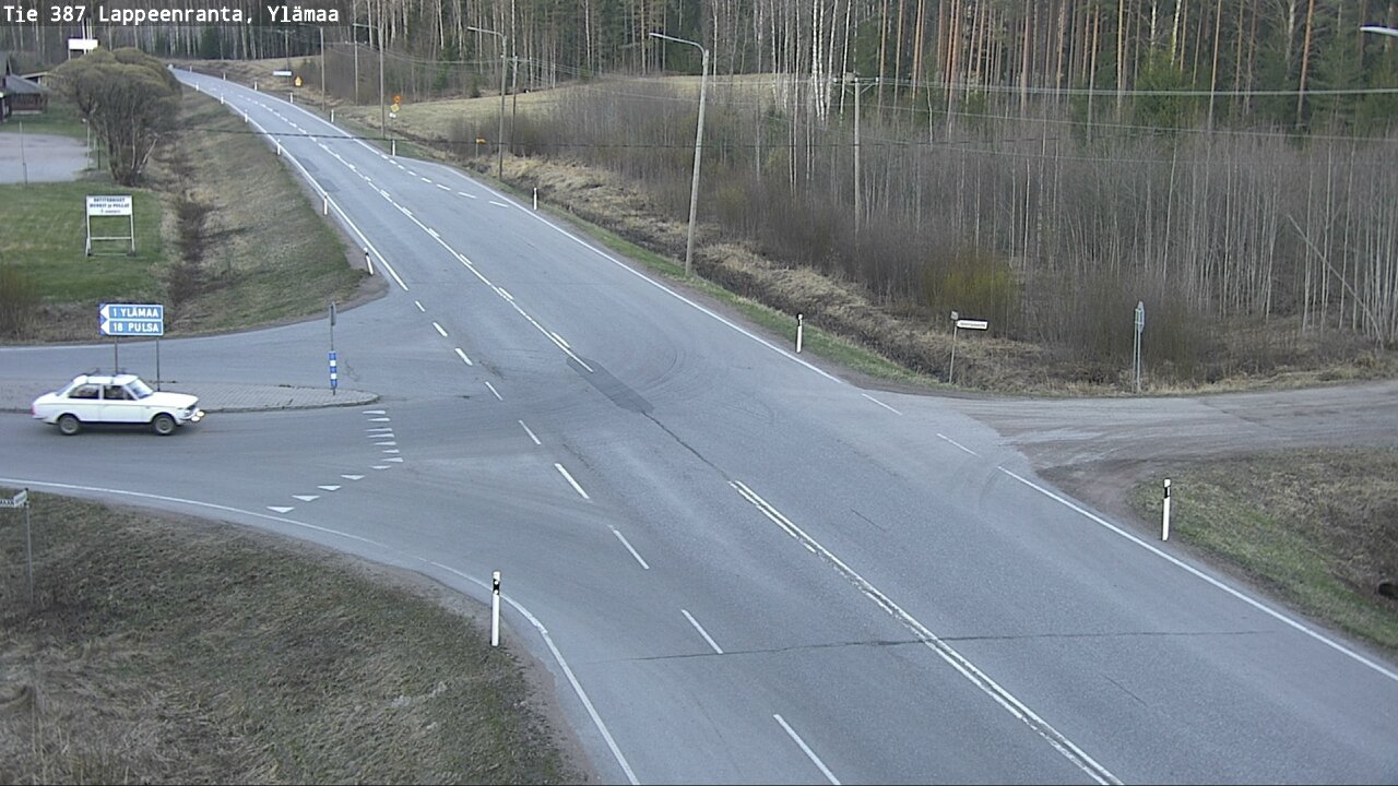 Weather Camera Image Väg 387 Villmarstrand, Ylämaa, Lappeenranta, Etelä-Karjala