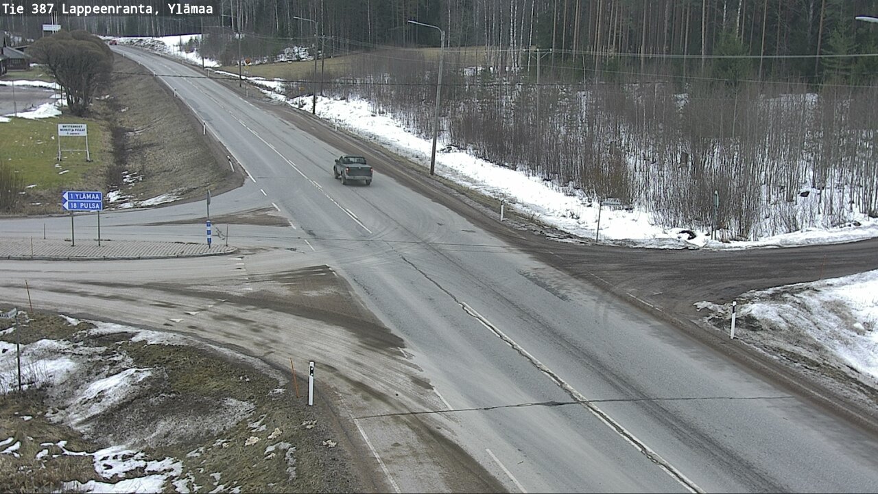 Weather Camera Image Road 387 Lappeenranta, Ylämaa, Lappeenranta, Etelä-Karjala