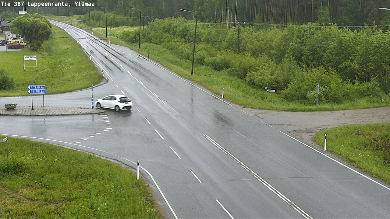Weather Camera Image Väg 387 Villmarstrand, Ylämaa, Lappeenranta, Etelä-Karjala