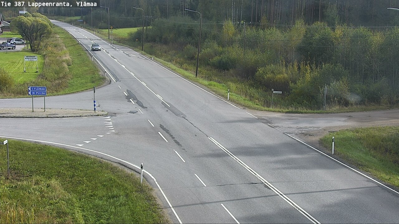 Weather Camera Image Road 387 Lappeenranta, Ylämaa, Lappeenranta, Etelä-Karjala
