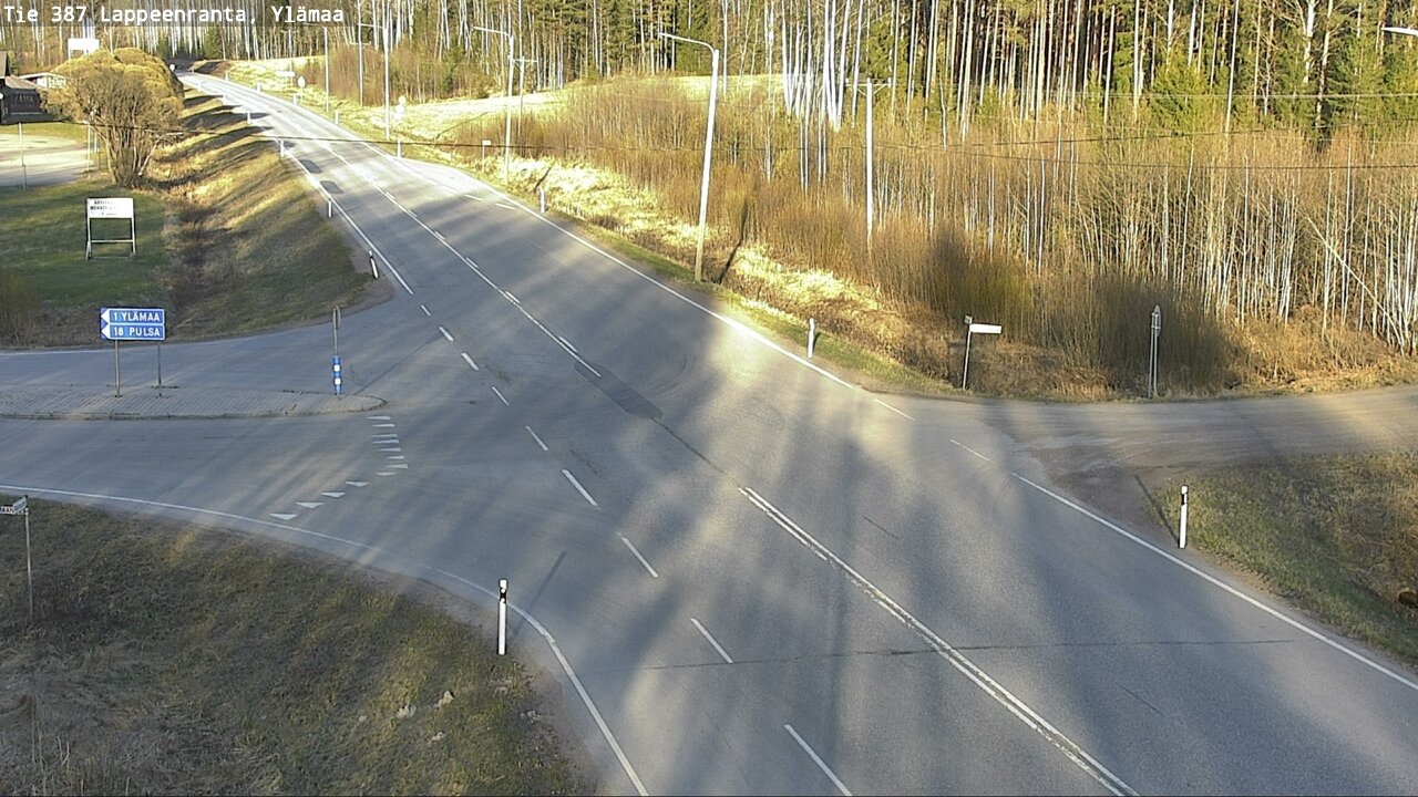 Weather Camera Image Väg 387 Villmarstrand, Ylämaa, Lappeenranta, Etelä-Karjala