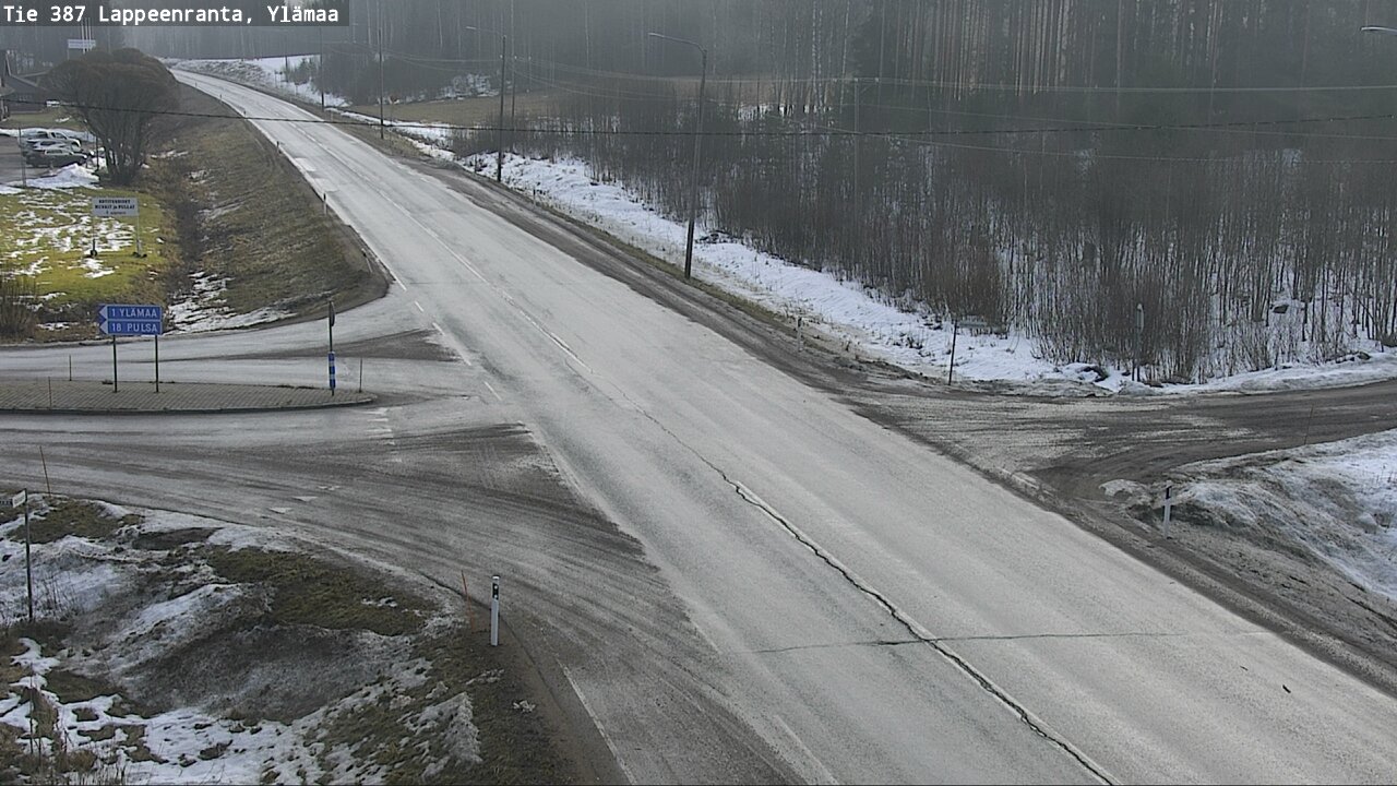 Weather Camera Image Road 387 Lappeenranta, Ylämaa, Lappeenranta, Etelä-Karjala