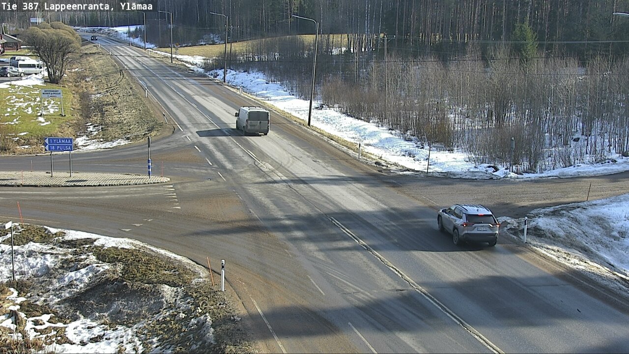 Weather Camera Image Road 387 Lappeenranta, Ylämaa, Lappeenranta, Etelä-Karjala
