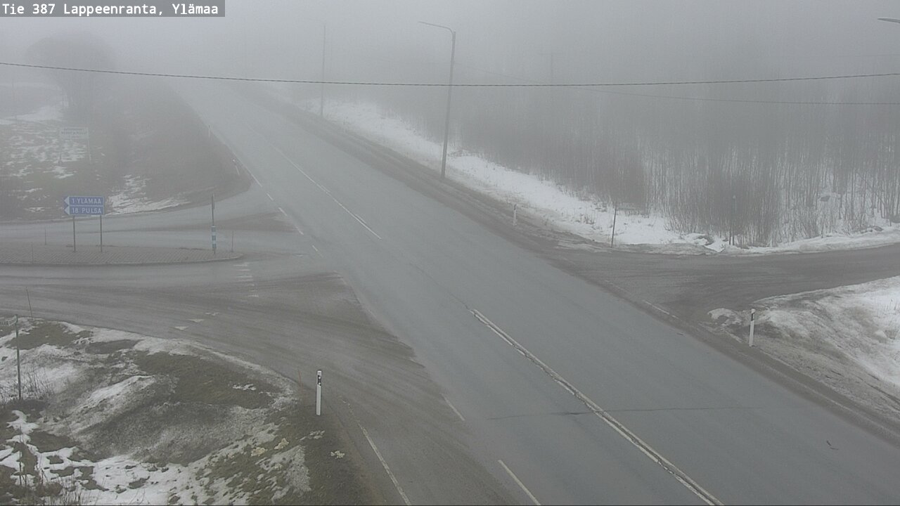 Weather Camera Image Road 387 Lappeenranta, Ylämaa, Lappeenranta, Etelä-Karjala