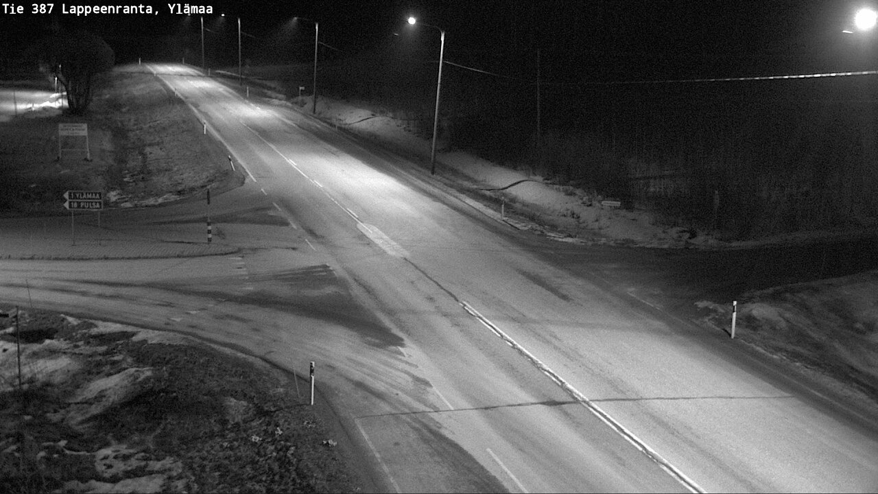 Weather Camera Image Road 387 Lappeenranta, Ylämaa, Lappeenranta, Etelä-Karjala