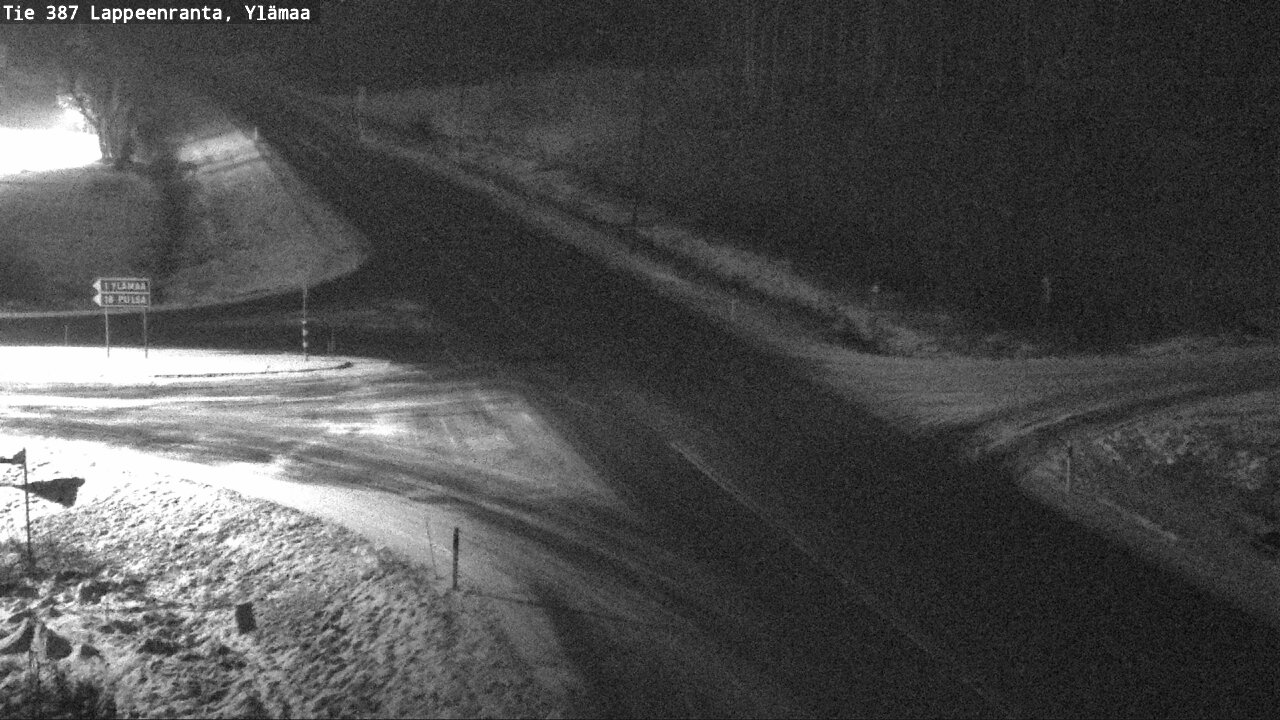 Weather Camera Image Väg 387 Villmarstrand, Ylämaa, Lappeenranta, Etelä-Karjala