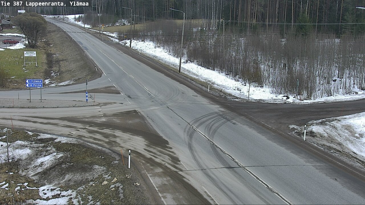 Weather Camera Image Road 387 Lappeenranta, Ylämaa, Lappeenranta, Etelä-Karjala