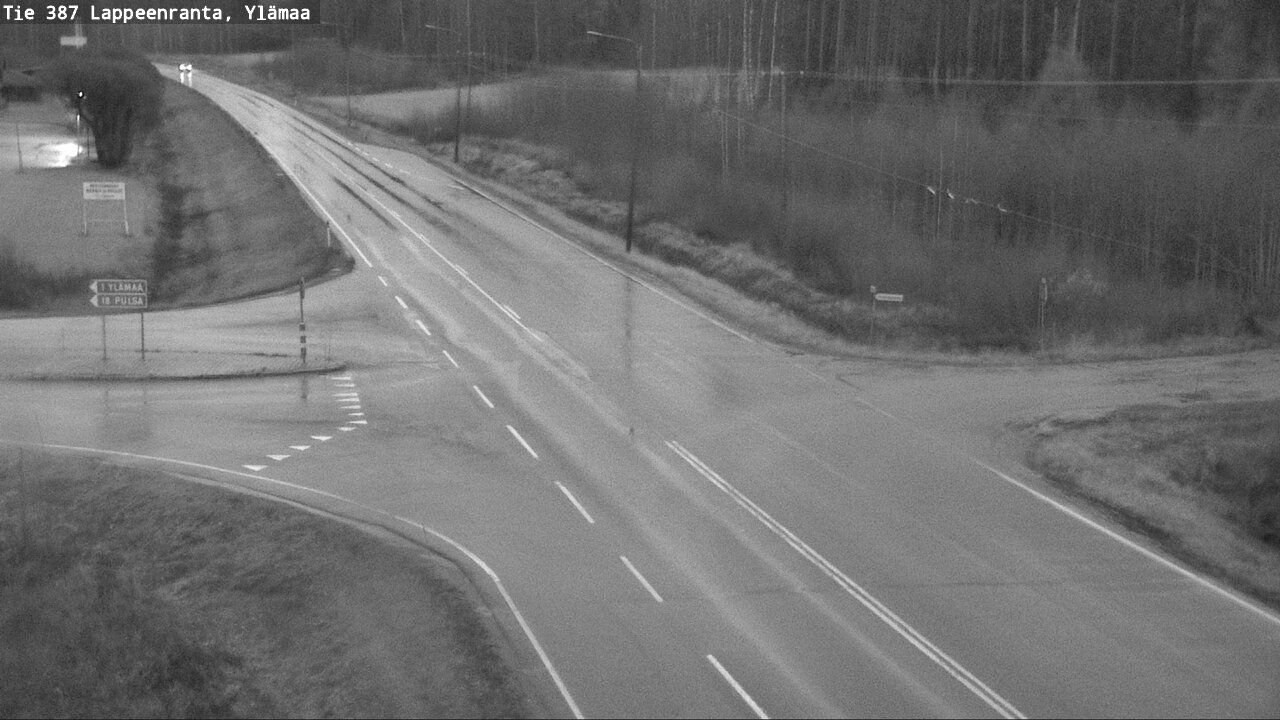 Weather Camera Image Road 387 Lappeenranta, Ylämaa, Lappeenranta, Etelä-Karjala