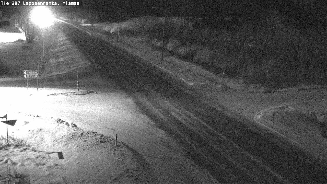 Weather Camera Image Väg 387 Villmarstrand, Ylämaa, Lappeenranta, Etelä-Karjala