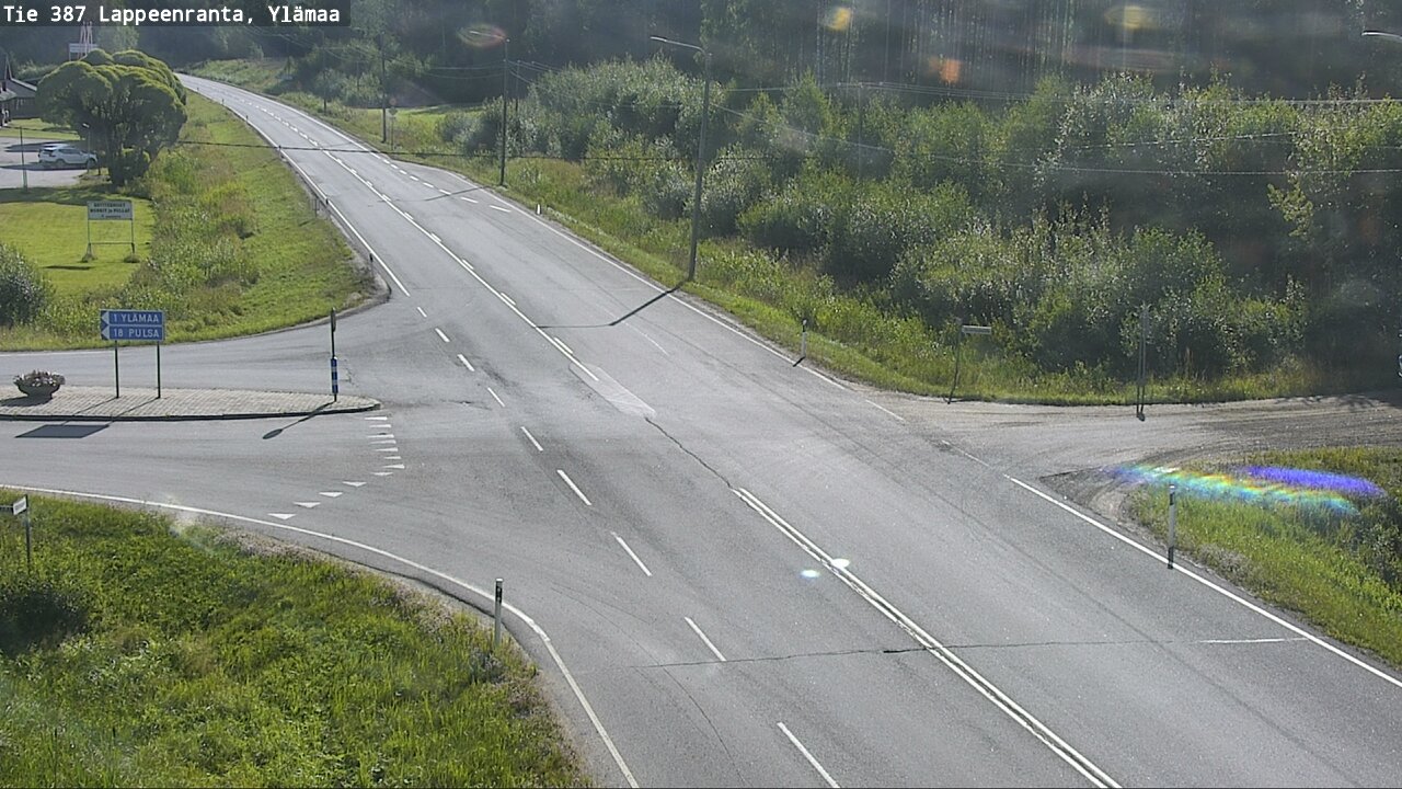 Weather Camera Image Road 387 Lappeenranta, Ylämaa, Lappeenranta, Etelä-Karjala