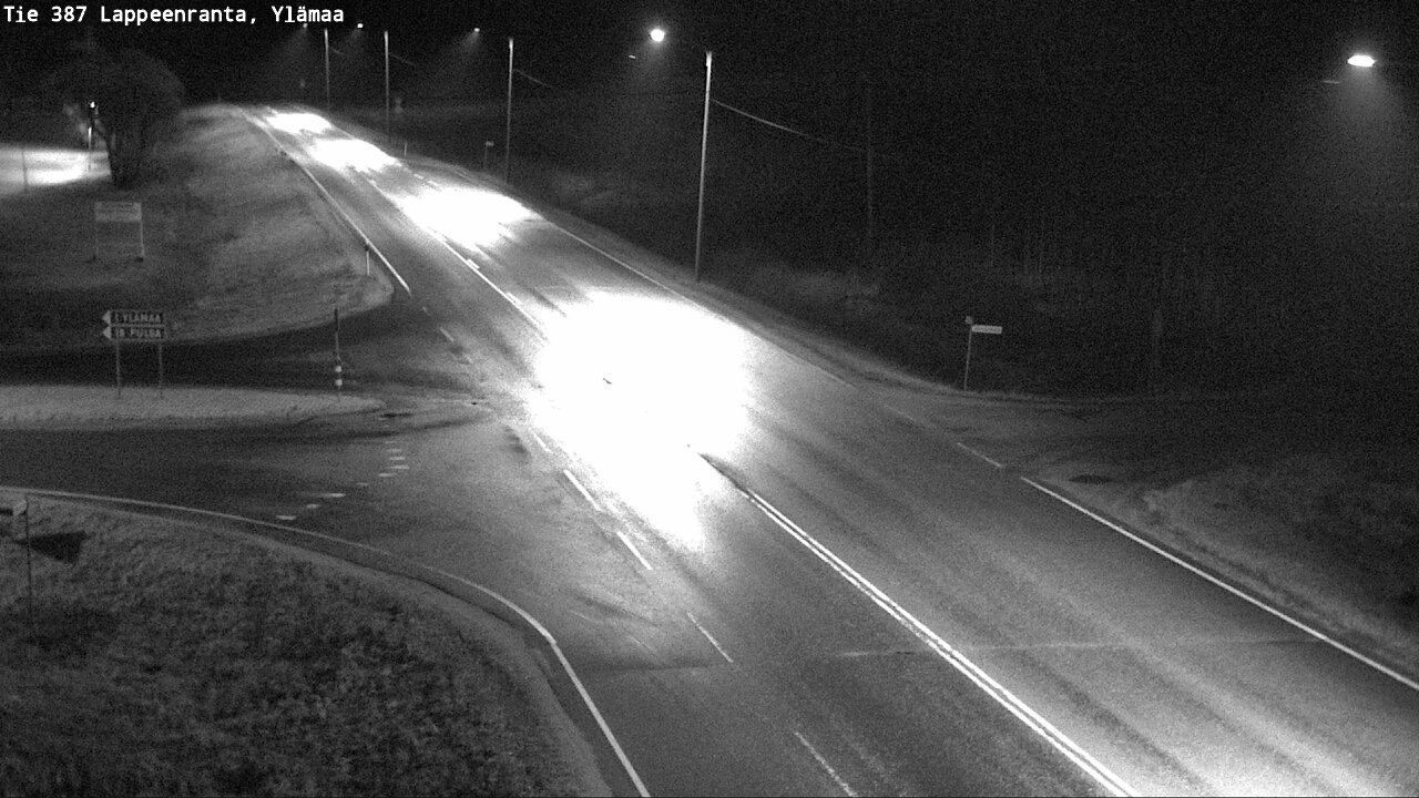 Weather Camera Image Väg 387 Villmarstrand, Ylämaa, Lappeenranta, Etelä-Karjala
