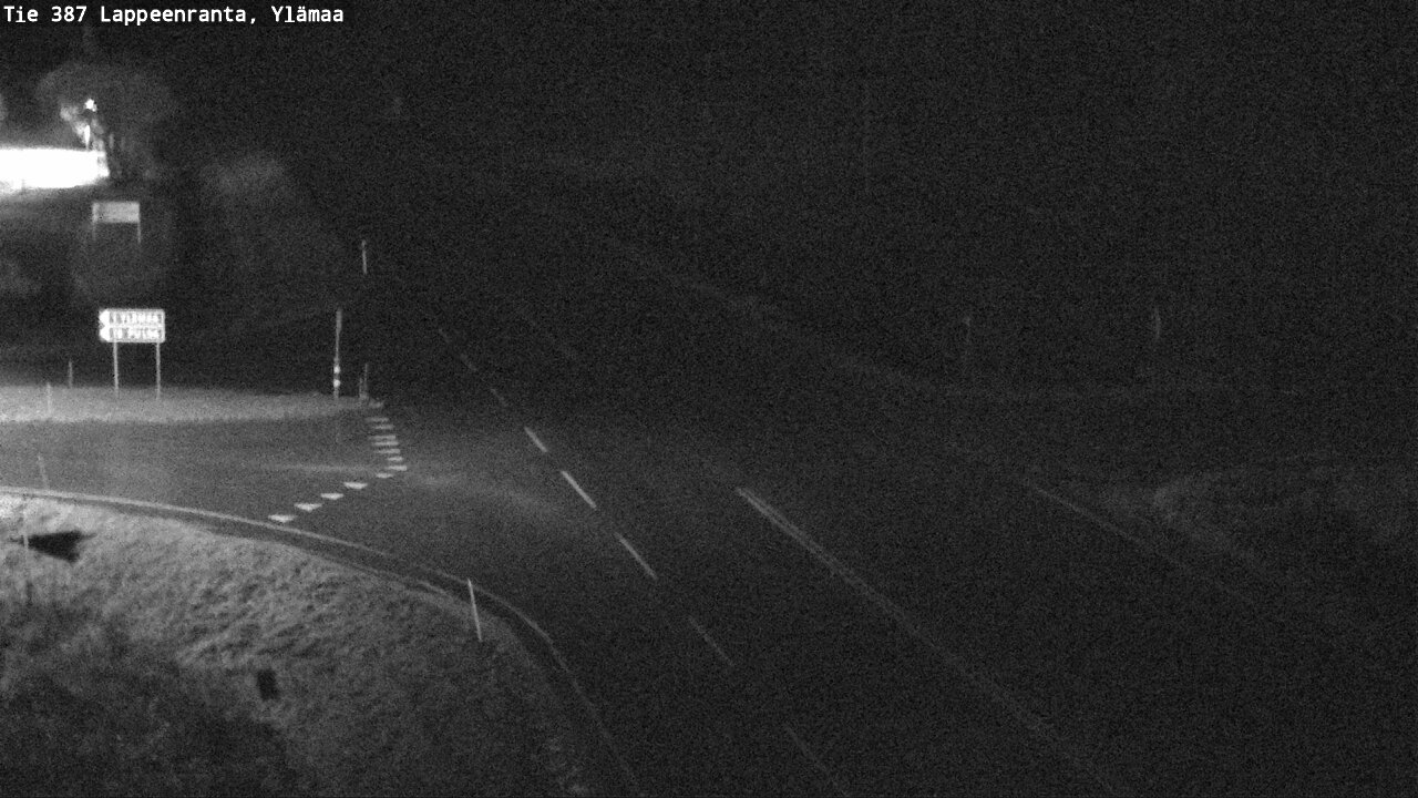 Weather Camera Image Road 387 Lappeenranta, Ylämaa, Lappeenranta, Etelä-Karjala