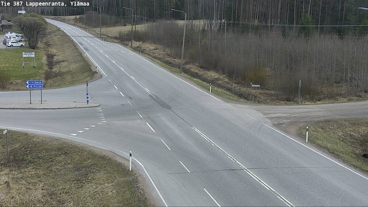 Weather Camera Image Väg 387 Villmarstrand, Ylämaa, Lappeenranta, Etelä-Karjala