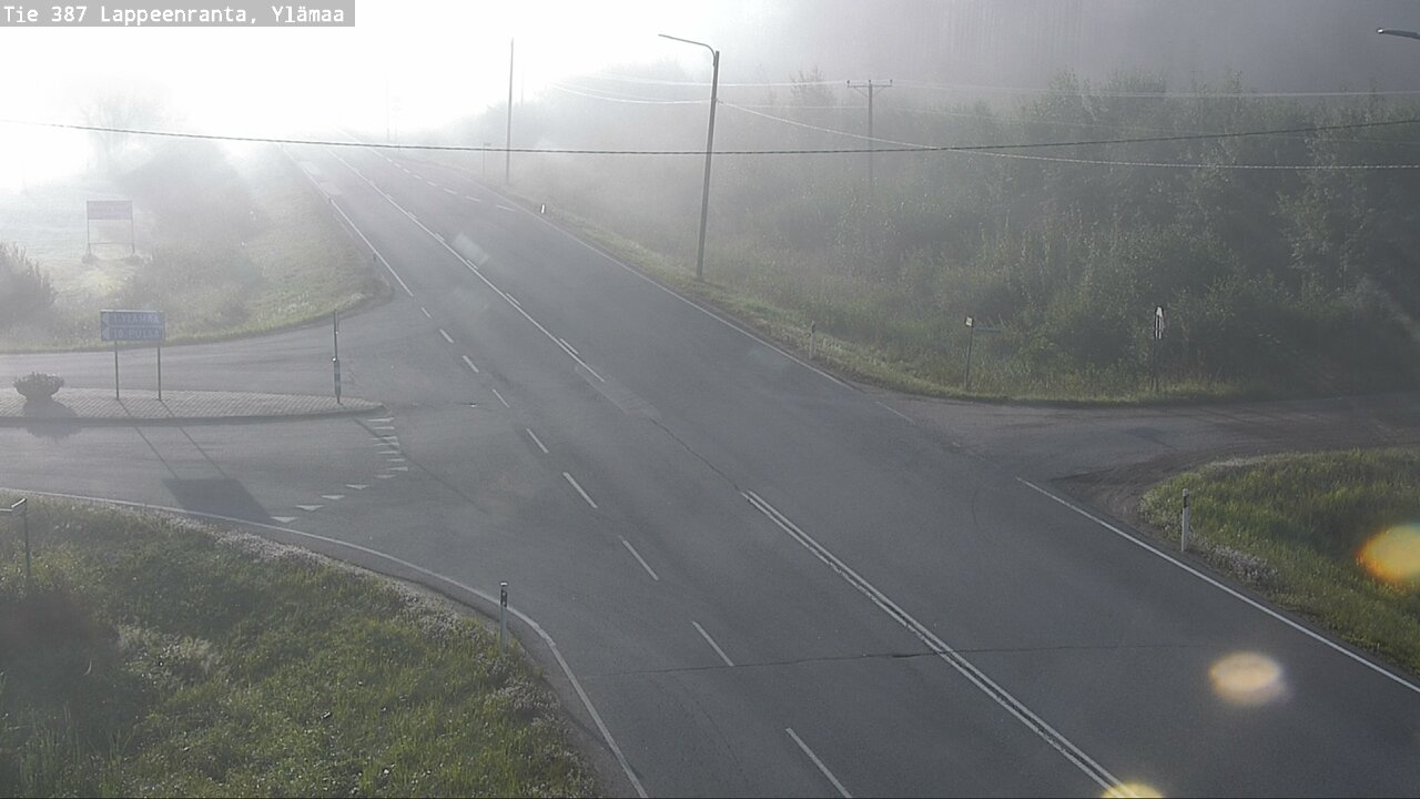 Weather Camera Image Road 387 Lappeenranta, Ylämaa, Lappeenranta, Etelä-Karjala