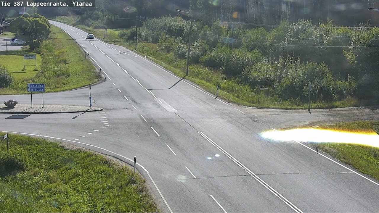 Weather Camera Image Road 387 Lappeenranta, Ylämaa, Lappeenranta, Etelä-Karjala