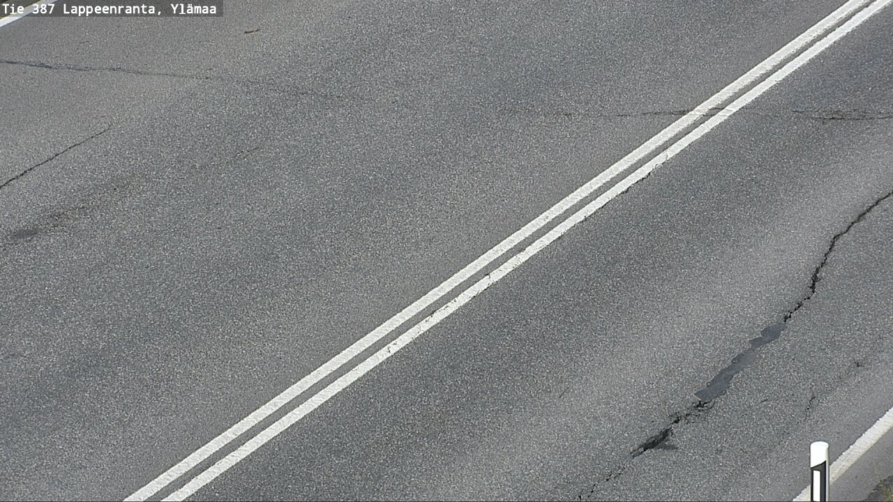 Weather Camera Image Road 387 Lappeenranta, Ylämaa, Lappeenranta, Etelä-Karjala