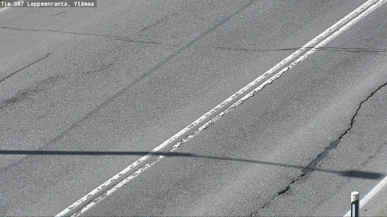 Weather Camera Image Väg 387 Villmarstrand, Ylämaa, Lappeenranta, Etelä-Karjala