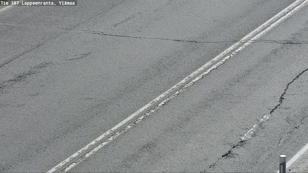 Weather Camera Image Väg 387 Villmarstrand, Ylämaa, Lappeenranta, Etelä-Karjala