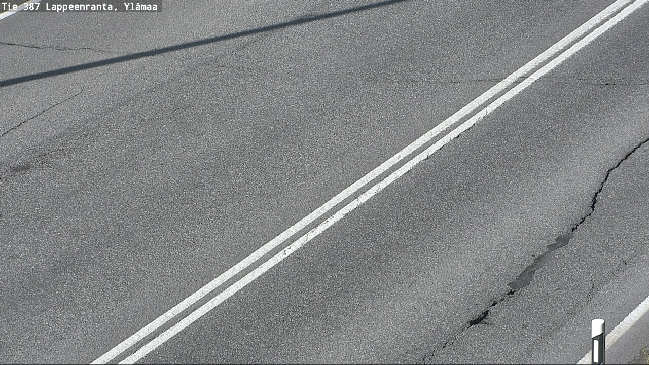 Weather Camera Image Road 387 Lappeenranta, Ylämaa, Lappeenranta, Etelä-Karjala