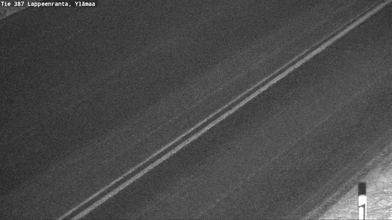 Weather Camera Image Väg 387 Villmarstrand, Ylämaa, Lappeenranta, Etelä-Karjala