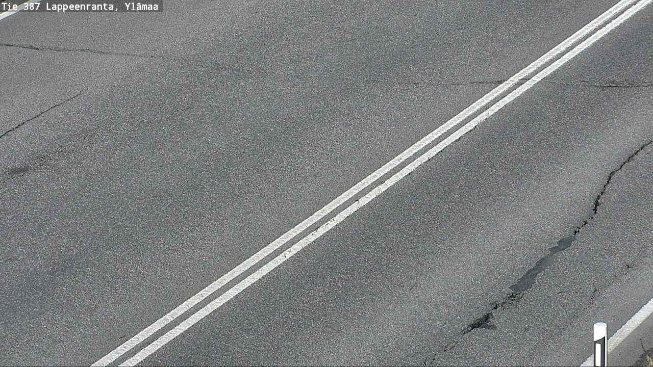 Weather Camera Image Road 387 Lappeenranta, Ylämaa, Lappeenranta, Etelä-Karjala